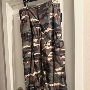 Camo cargo pants